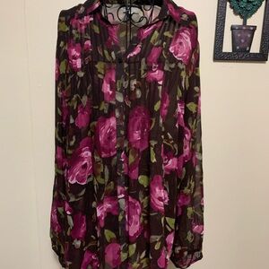 Jones New York Sport Multicolor Floral Top